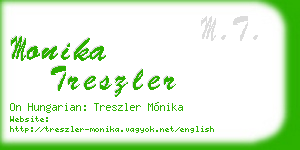 monika treszler business card