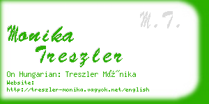 monika treszler business card